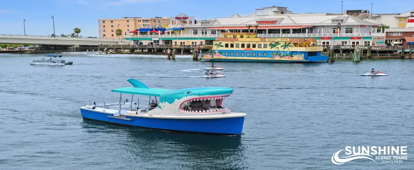 Drone shot of Shark Boat | SST